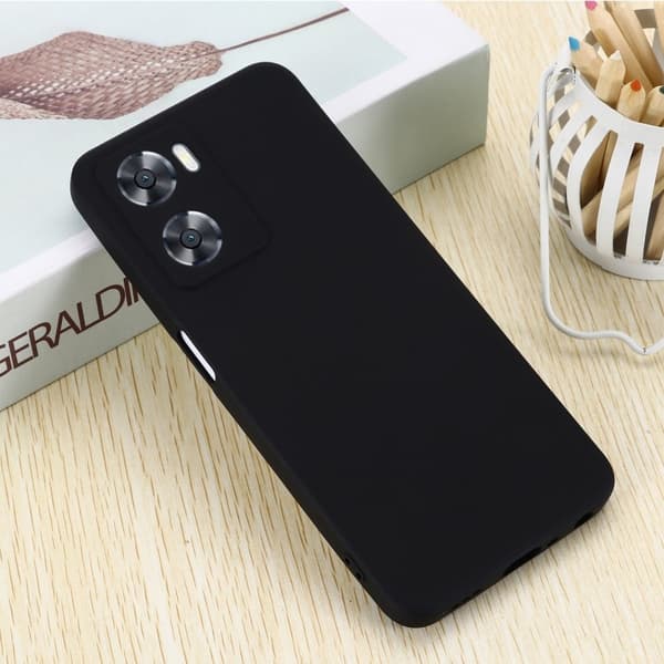 Matte Liquid OnePlus Nord N20 SE silikone cover - Sort Black