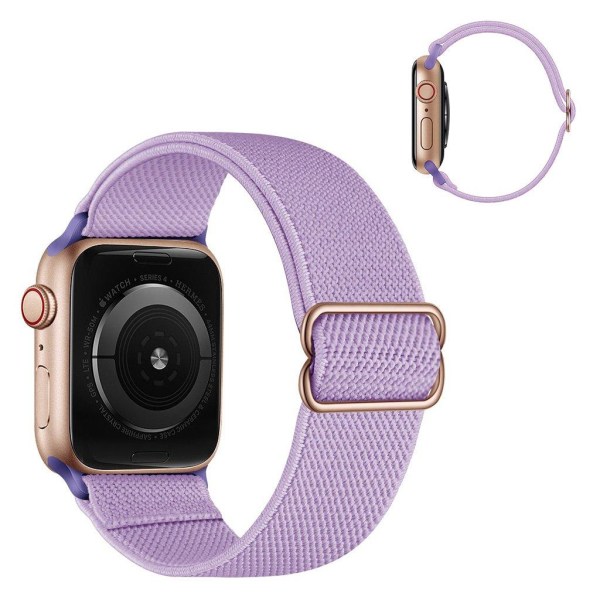 Apple Watch Series 6 / 5 44mm nylon urrem - Lyselilla Purple