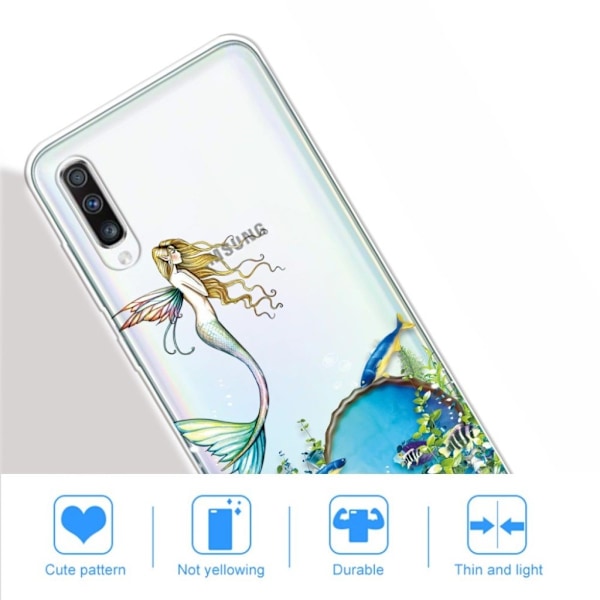 Deco Samsung Galaxy A70 cover - Havfrue Multicolor