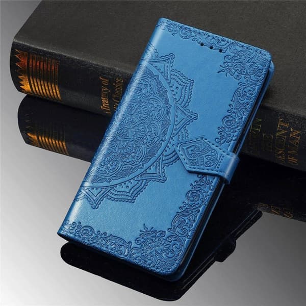 Mandala Xiaomi Redmi 9C Flippetui - Blå Blue