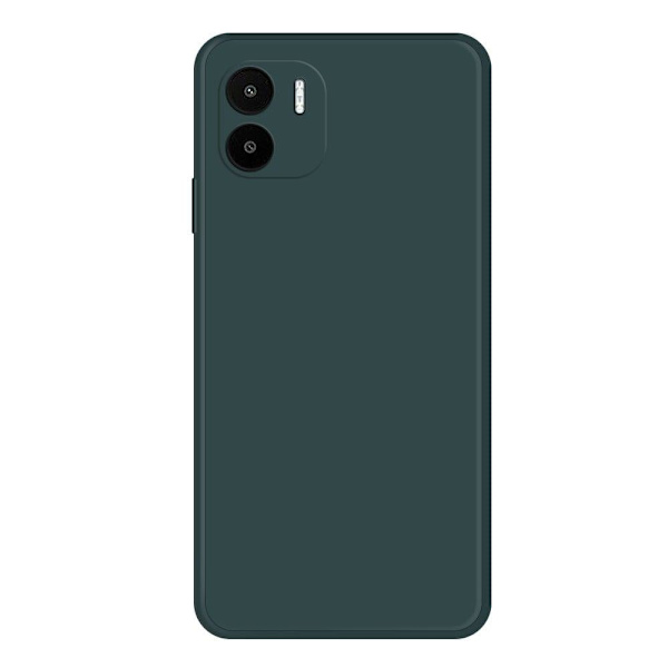 Avfasat gummerat anti-droppskydd för Xiaomi Redmi A1 - Svartaktig Grön Grön