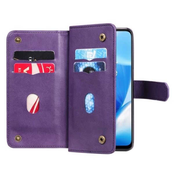 10-slot Pung Etui til OnePlus Nord N200 5G - Lilla Purple