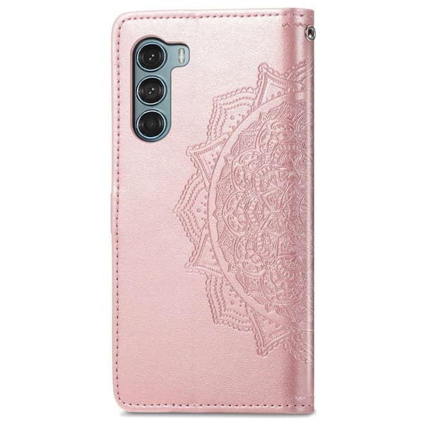 Mandala Motorola Moto G200 5G Flippetui - Rose Gull Pink
