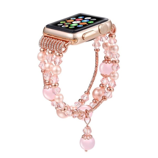 Apple Watch 42mm Agate helmi Kellon vaihdettava Ranneke - Pinkki Pink