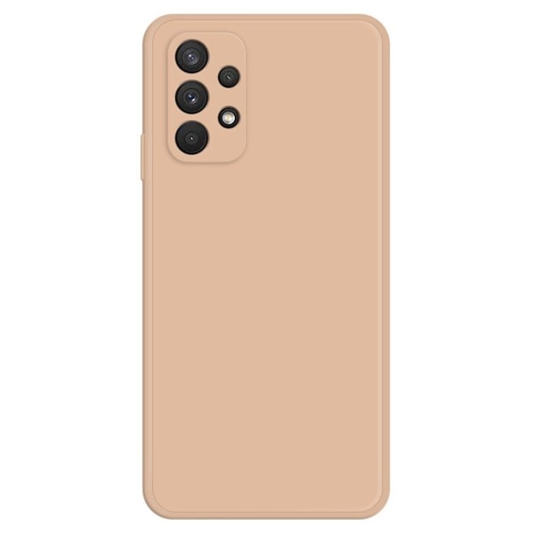 Avfasat gummerat droppskydd för Samsung Galaxy A32 - Orange Orange