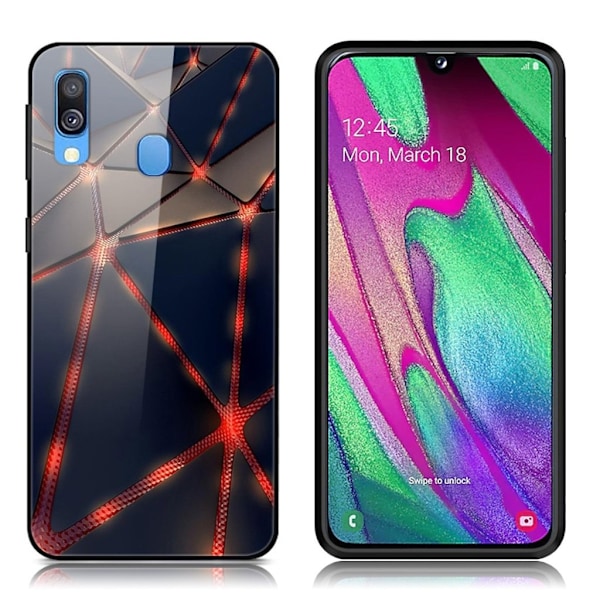 Fantasy Samsung Galaxy A40 skal - Ståltråd Silvergrå