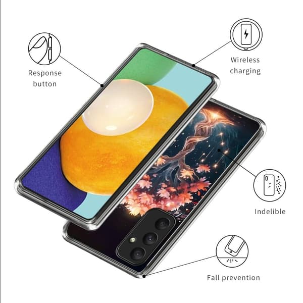 Vibe Samsung Galaxy A35 -kansi - Unelma-Puu Pink