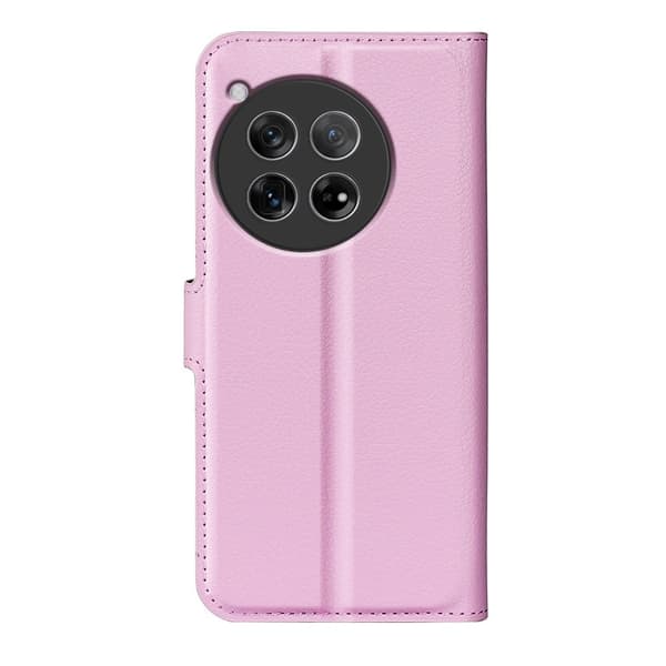 Classic OnePlus 12 flip kuoret - Pinkki Pink