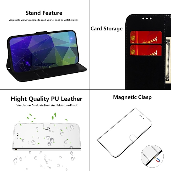 Mirror Samsung Galaxy A54 Flip Fodral - Silver Silvergrå