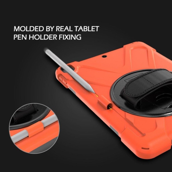 iPad Air (2019) X-Shape swivel suojakotelo  - Oranssi Orange