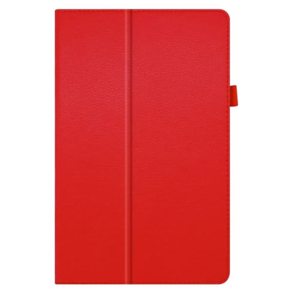 Lenovo Tab M10 HD Gen 2 litchi-tekstur læderetui - Rød Red