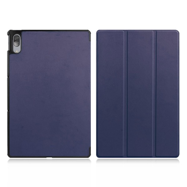 Lenovo Tab P11 Pro tri-fold læderetui - Mørkeblå Blue