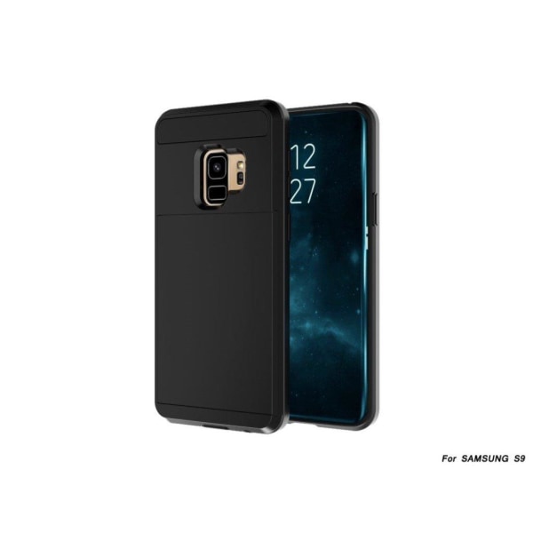 Samsung Galaxy S9 korttipaikallinen suojakuori - Musta Black