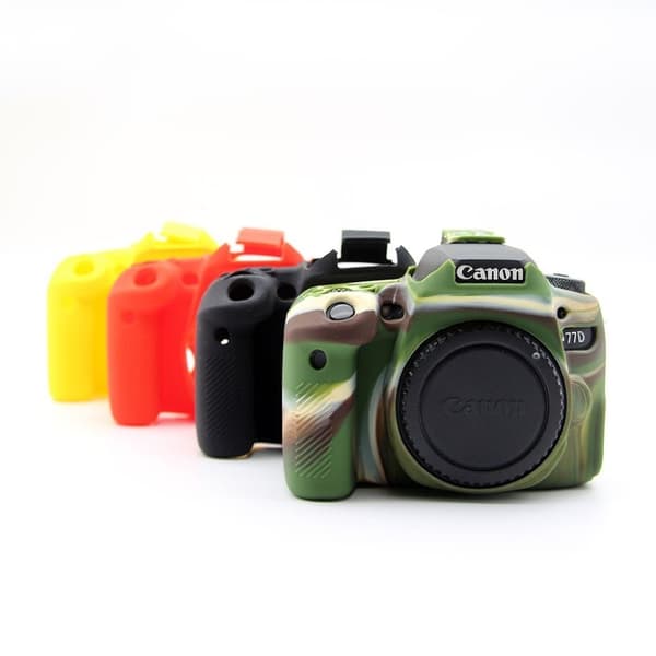Canon EOS 77D Beskyttelsesdeksel laget av silikon - Kamuflasje Multicolor