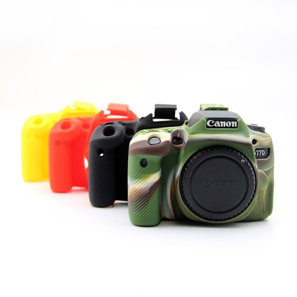 Canon EOS 77D trendikäs kamerakotelo - Maastokuvio Multicolor