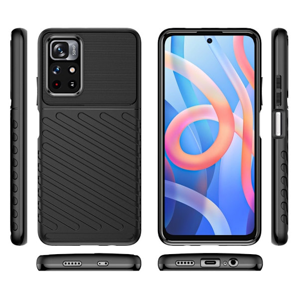 Thunder Xiaomi Redmi Note 11T 5G / 11S 5G Etui - Sort Black
