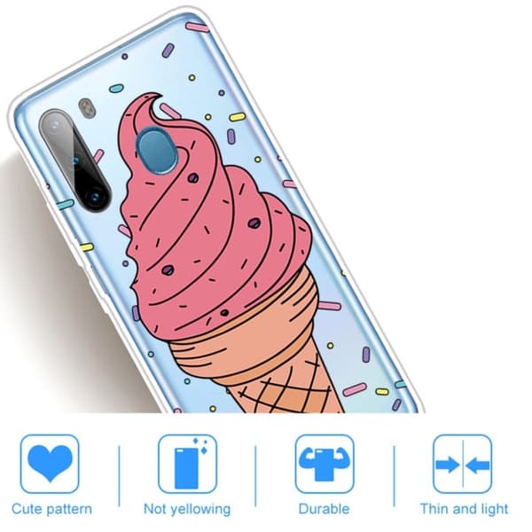 Deco Samsung Galaxy A21 skal - Rosa Glass Rosa