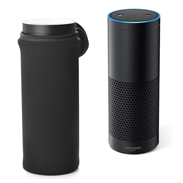 Amazon Echo bæretaske med lynlås Black