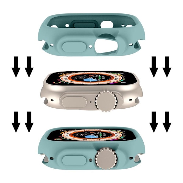 Apple Watch Ultra cover i slikfarve - Officiel Grøn Green