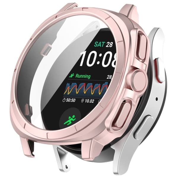 Samsung Galaxy Watch7 44mm Anti-Collision Flexible Watch Case Protective Frame - Pink Pink