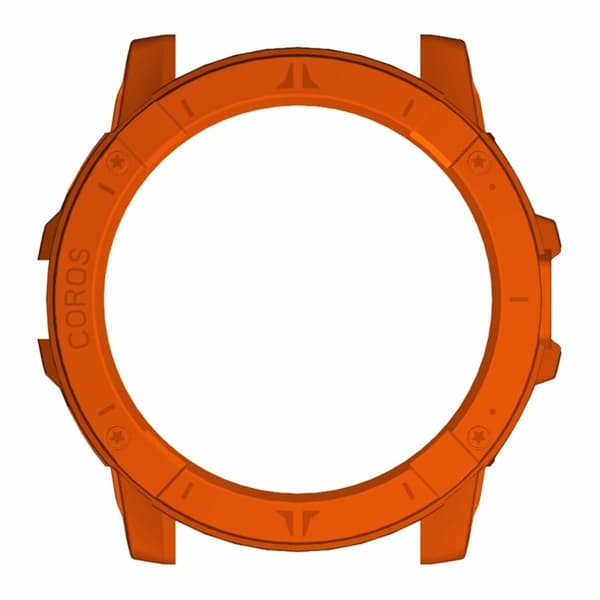 Coros Vertix 2S Half Cover Case Hard bump resistant Frame Watch Cover - Orange Orange