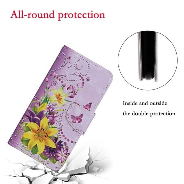 Wonderland Samsung Galaxy S20 flip etui - Gul Blomst Yellow
