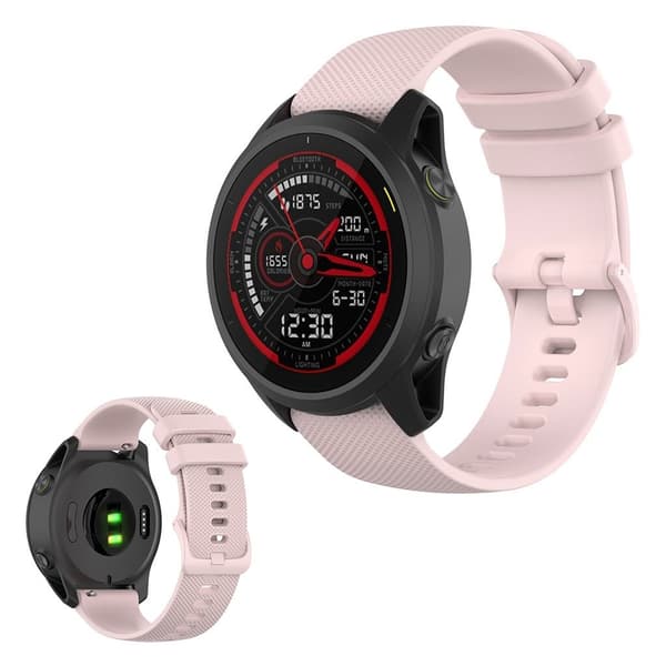 Garmin Forerunner 745 grid silikone rem - rosepink Pink
