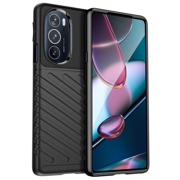 Thunder Motorola Edge X30 Etui - Svart Black