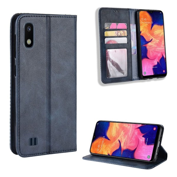Bofink Vintage Samsung Galaxy A10 etui - Blå Blue