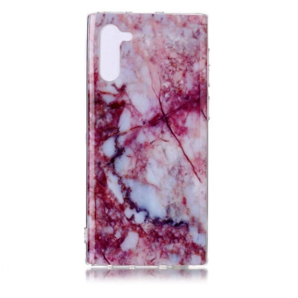 Marble Samsung Galaxy Note 10 kuoret - Fuksian ruusumarmori Pink