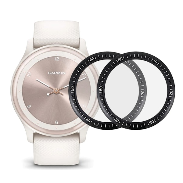 2Pcs Garmin Vivomove Sport PMMA näytön suojus Transparent