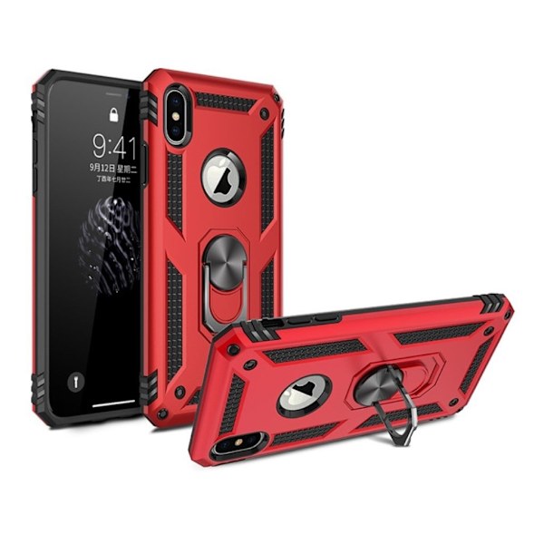 Bofink Combat iPhone Xs Max skal - Röd Röd