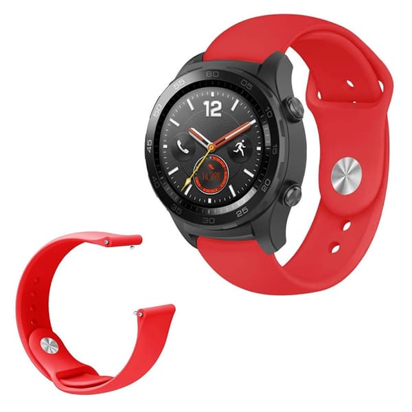 Huawei Watch GT / Magic elegant silikoneurrem - Rød Red