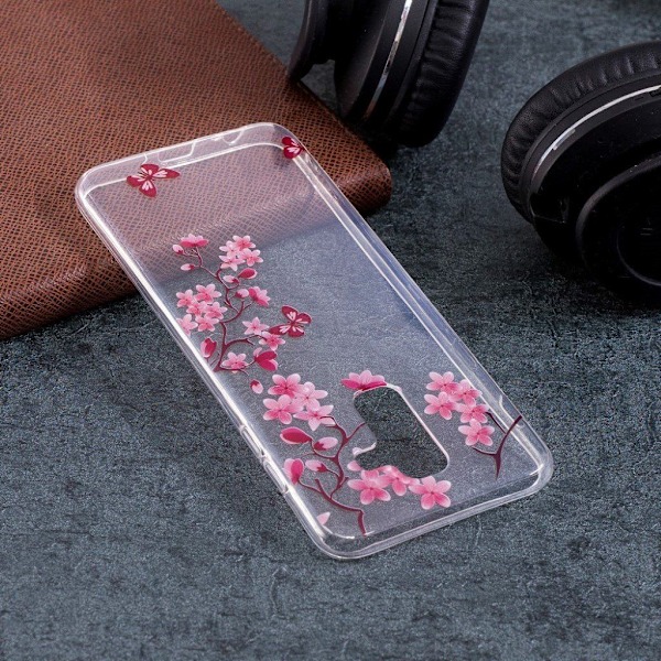 Butterfly läder Samsung Galaxy A6 Plus (2018) fodral - Flerfärgad multifärg