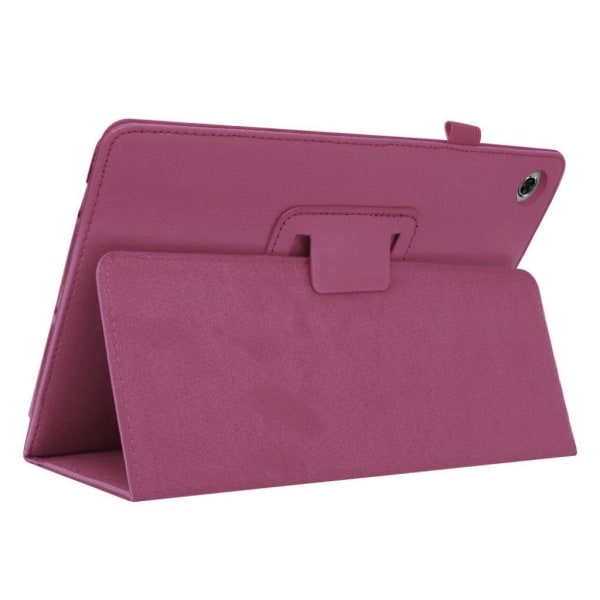 Lenovo Tab M10 FHD Plus litchi leather case - Purple Lila