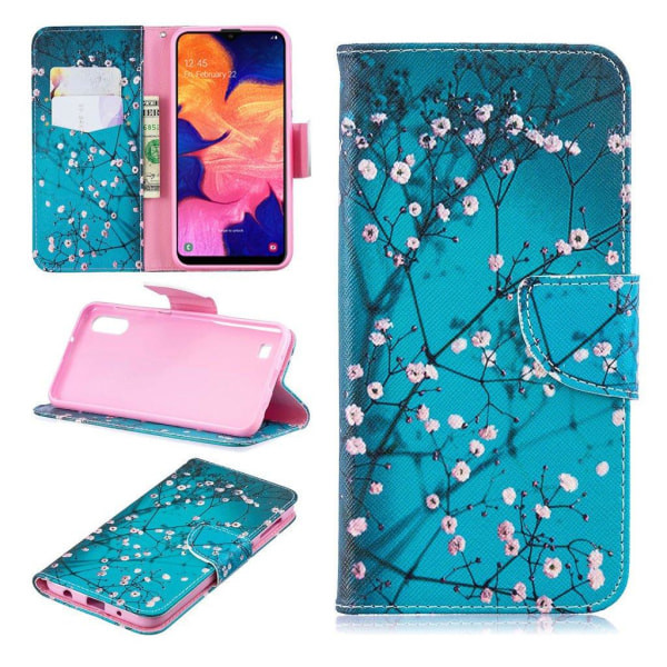 Wonderland Samsung Galaxy A10 etui - Træ med Blomster Multicolor