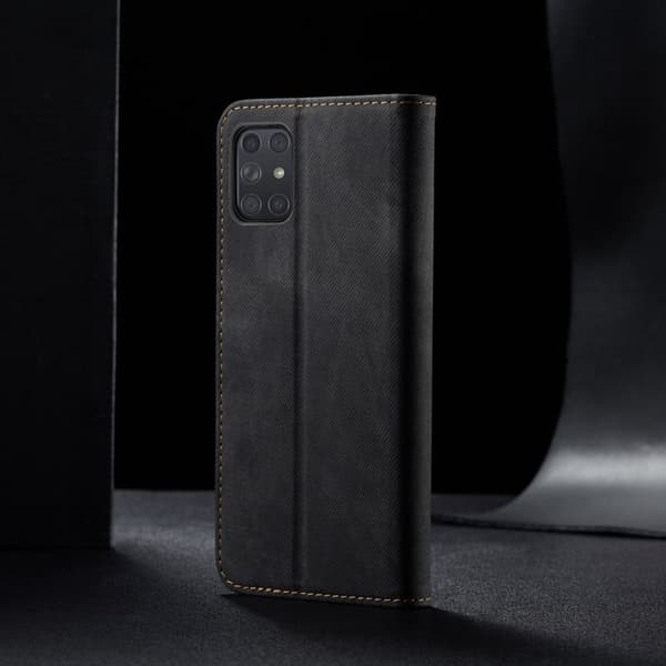 Jeans Samsung Galaxy A72 5G Flippetui - Svart Black