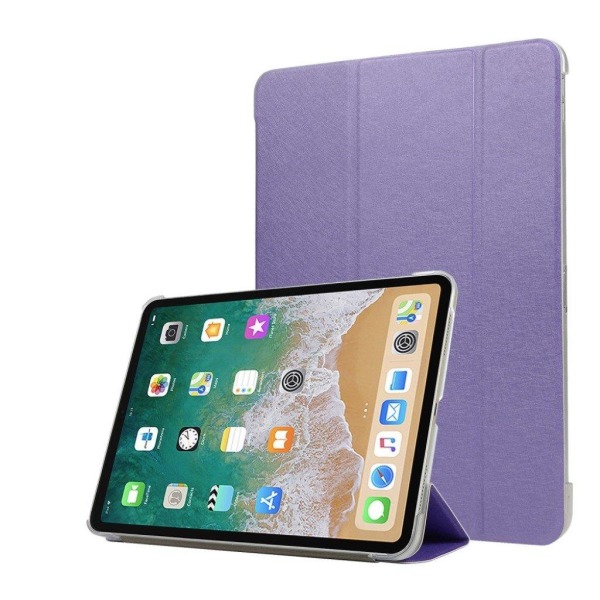 iPad Pro 11 inch (2018) vikbart syntetläder tablett skyddsfodral Lila