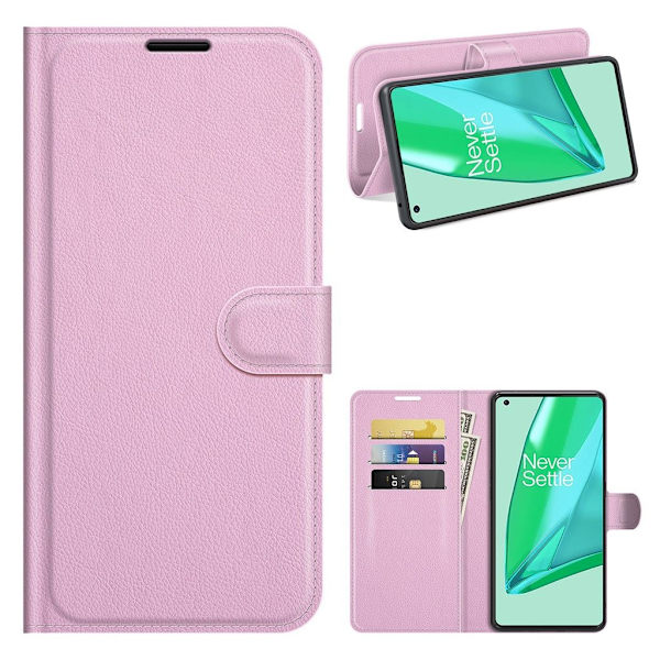 Classic OnePlus 9 Pro flip etui - Rosa Pink
