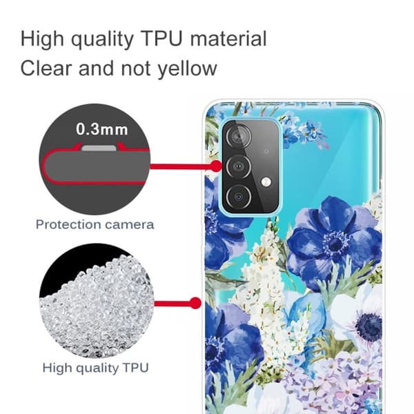 Deco Samsung Galaxy A23 deksel - Blomster Multicolor