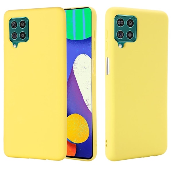 Matta nestesilikoninen kuori Samsung Galaxy M62 / Samsung Galaxy F62 - Keltainen Yellow