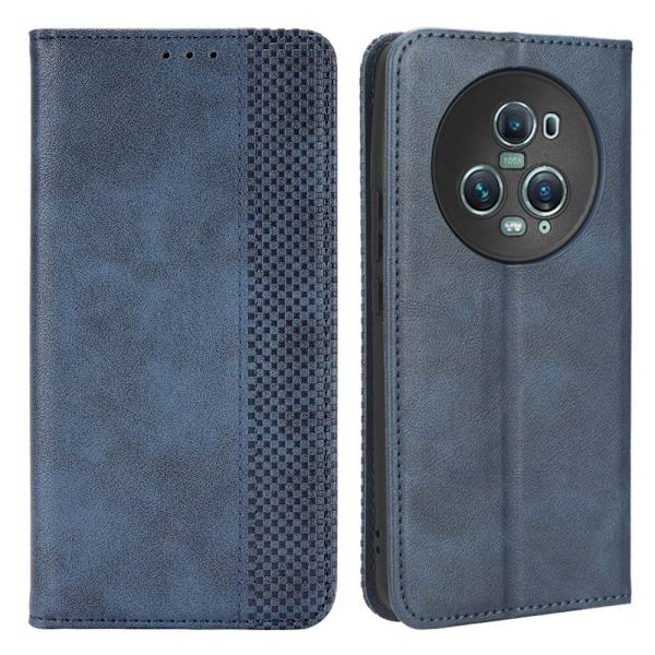 Bofink Vintage Honor Magic5 Pro Læretui - Blå Blue