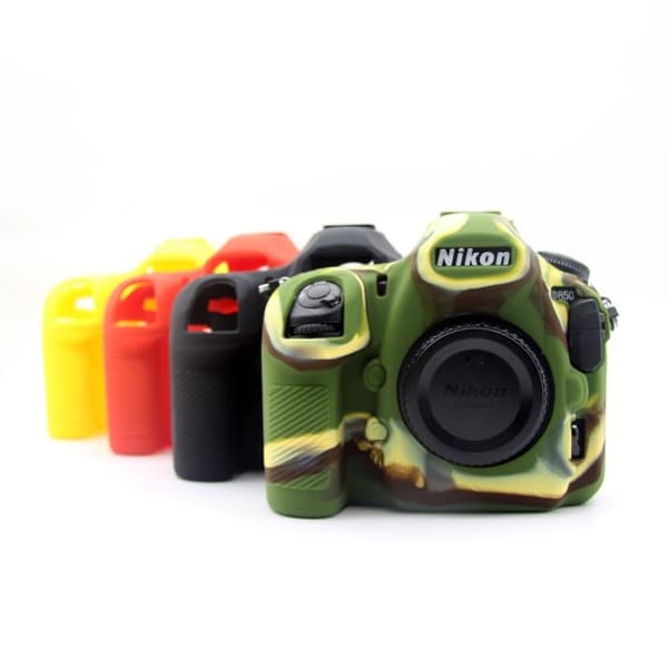 Nikon D850 Digital SLR kameraskydd silikon - Kamoflage multifärg