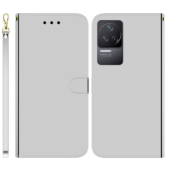 Mirror Xiaomi Redmi K50 / Xiaomi Redmi K50 Pro fodral - Silver/Grå Silvergrå