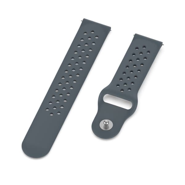 Amazfit GTR 42mm / GTS silikon watch band - Grå Silver grey