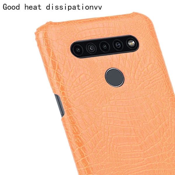 Croco Cover - LG K41S - Orange Orange