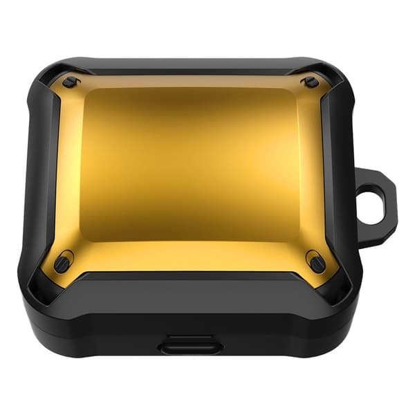 Sony LinkBuds beskyttelsesetui med krog - Sort / Gul Yellow
