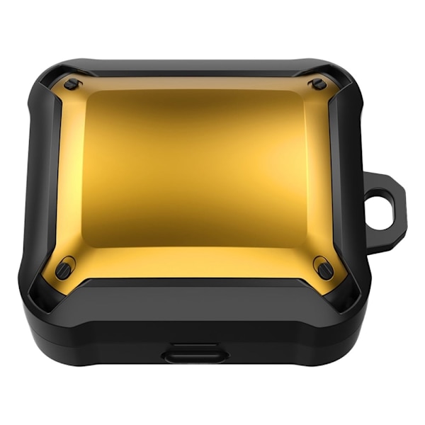 Sony LinkBuds -suojakotelo koukulla - Musta / Keltainen Yellow
