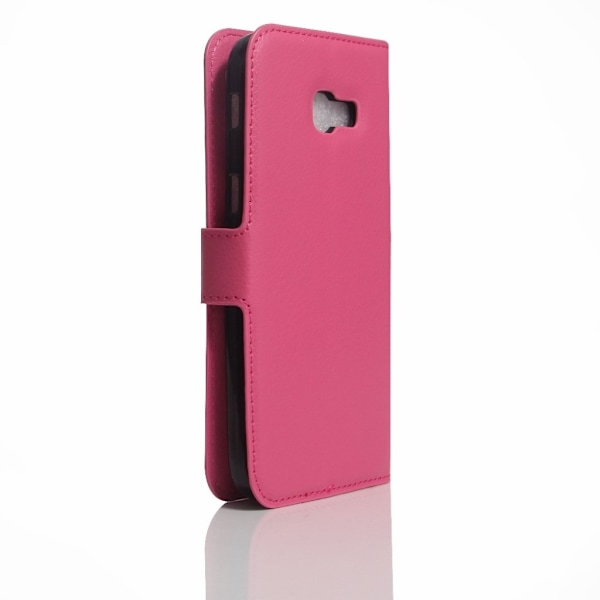 Samsung Galaxy A5 (2017) beskyttende læder-etui med kortholder  - Hot Pink Pink