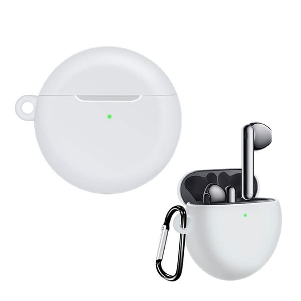 Huawei Freebuds 4 silikoneetui til øretelefoner - Hvid White